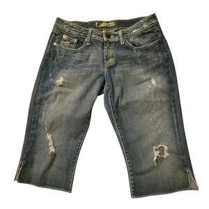 BKE Sarah Women's Size 28 Cropped Straight Leg Low Rise Stretchy